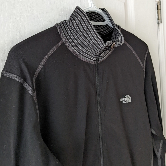 The north face track zip up jacket black size Large T8 - Picture 8 of 8